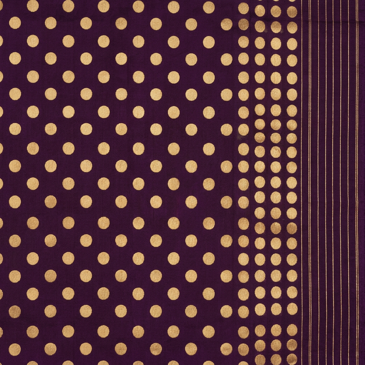 Kuberan Purple Pure Banarasi Silk Saree