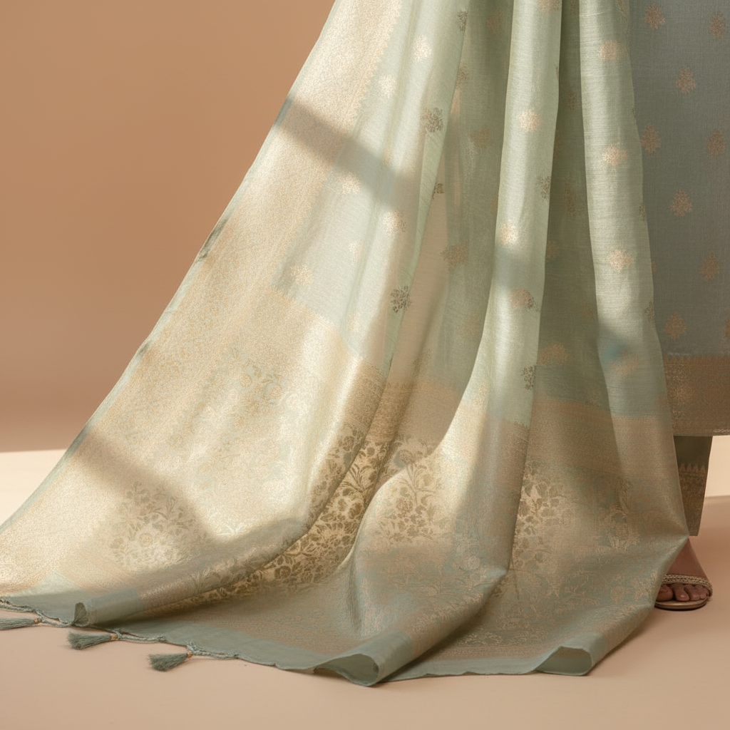 Kuberan Ice Blue Salwar Kameez