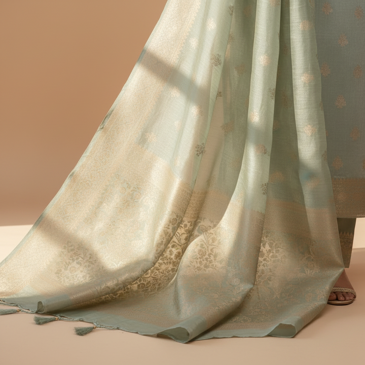 Kuberan Ice Blue Salwar Kameez