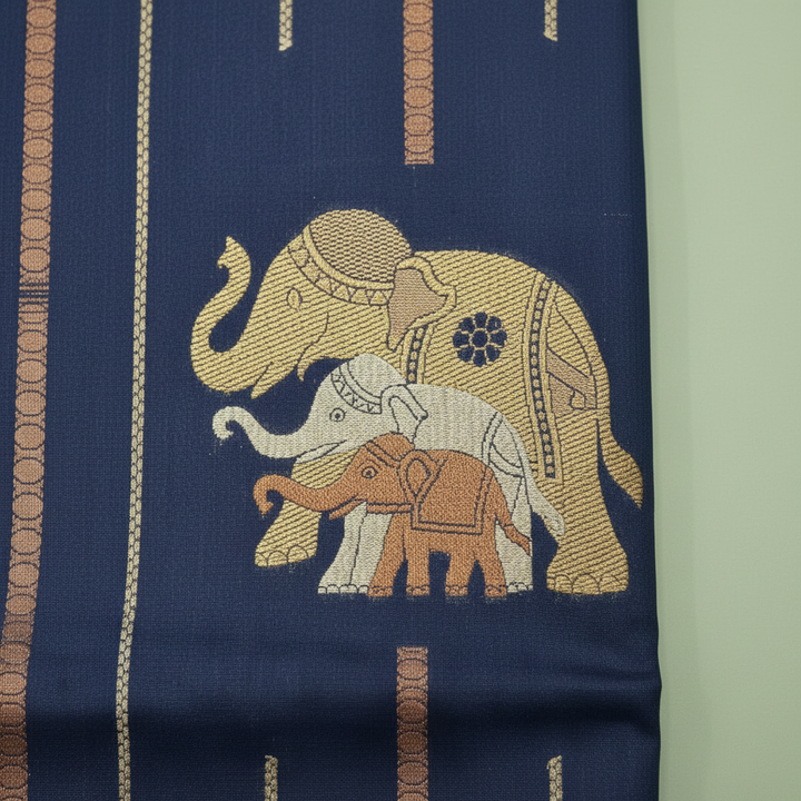 Elephant Motif Close-up
