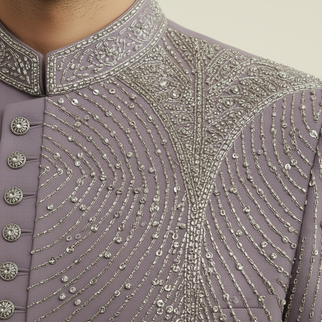 Kuberan Mauve 3 Pcs Suit