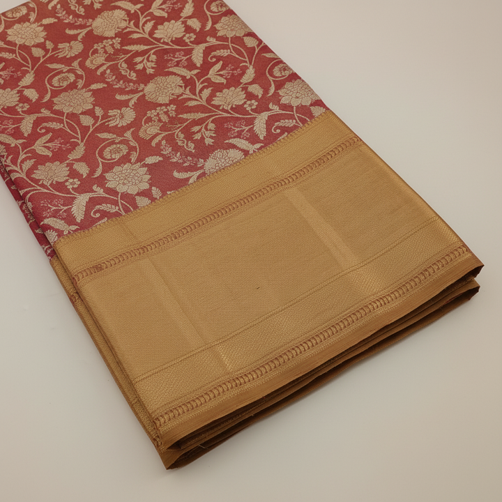 KUBERAN Rose Kanchipuram Silk Saree