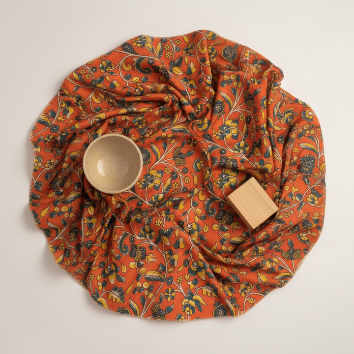 Kuberan Cotton Kalamkari Print Fabric