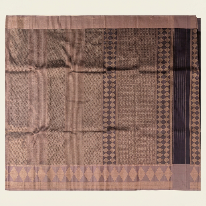 Kuberan purple Pure Banarasi Silk Saree