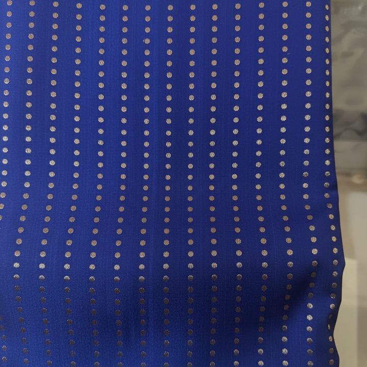 KUBERAN ROYAL BLUE WITH BLUE PURE KANCHIPURAM SILK SAREE