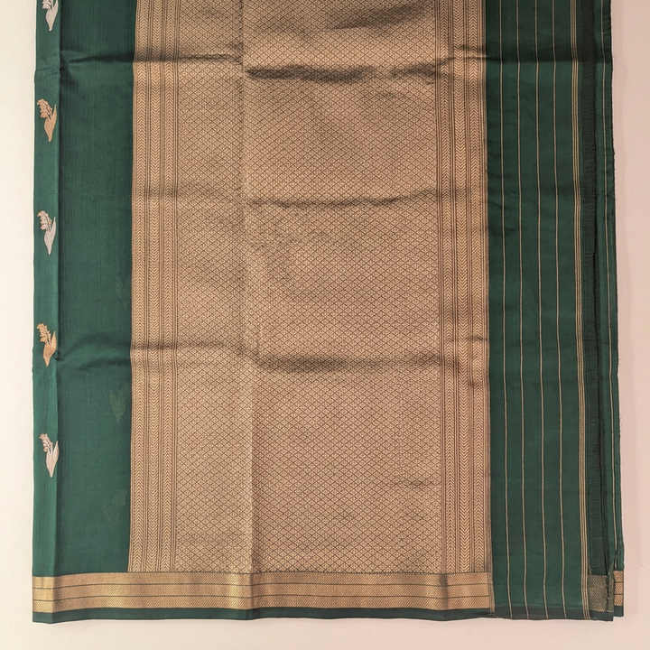 Kuberan Green Pure Banarasi Silk Saree