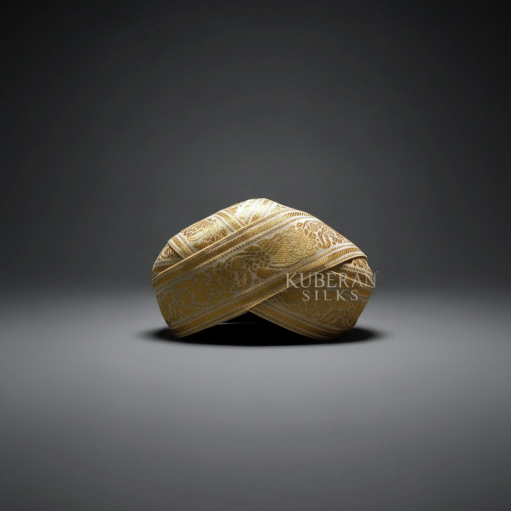 Gold silk turban 2000x2000