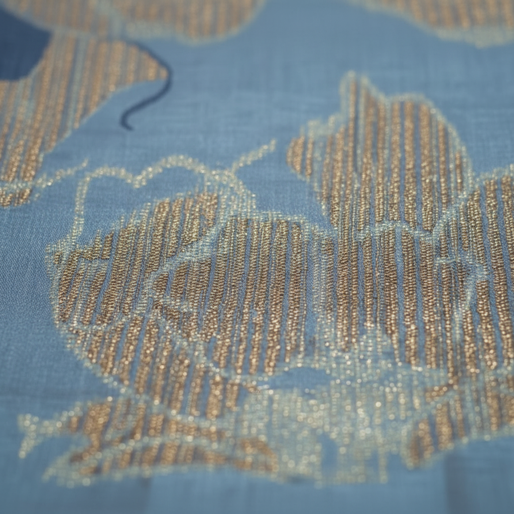 Golden motif detail close-up