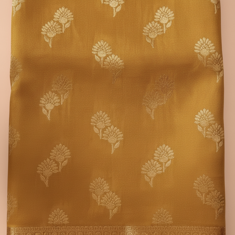 Golden Saree Body Fabric