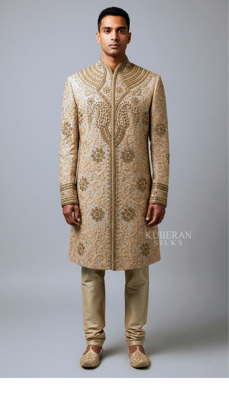 KUBERAN GOLD SHERWANI