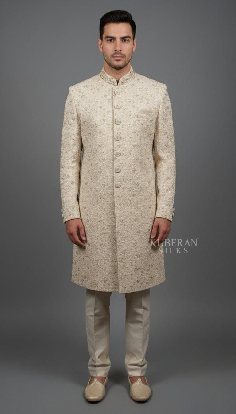 KUBERAN CREAM SHERWANI