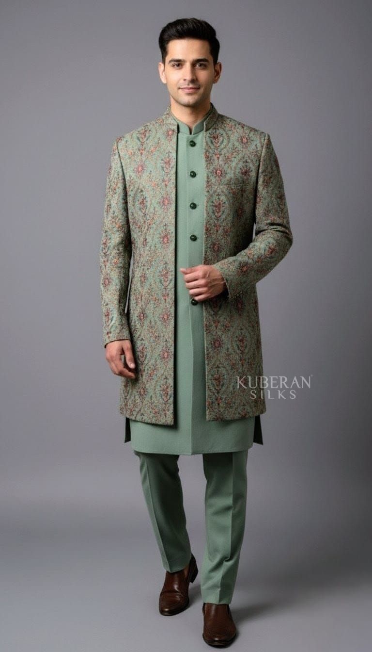 KUBERAN PISTA COLOR SHERWANI