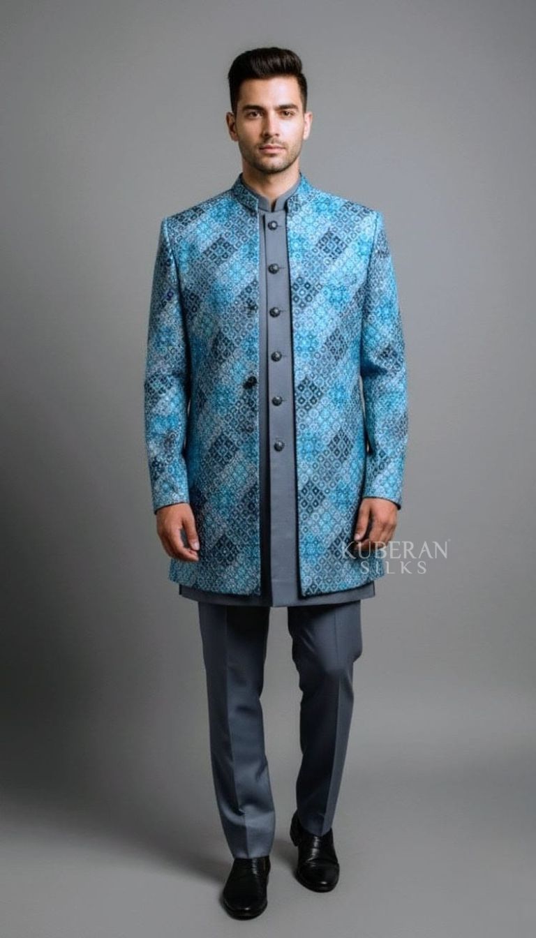 KUBERAN BLUE SHERWANI