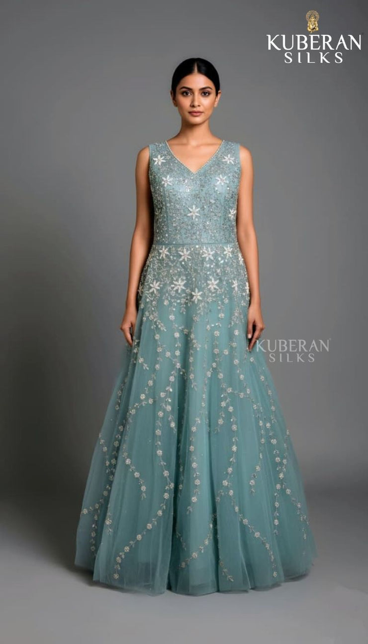 KUBERN PASTEL BLUE GOWN