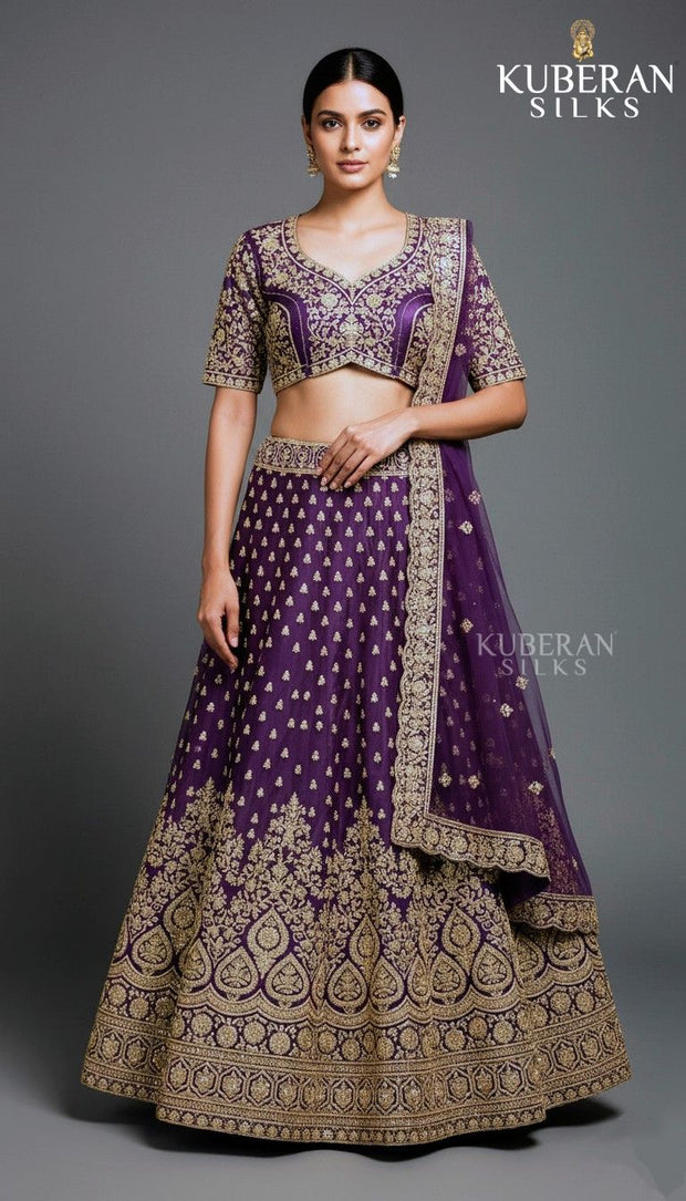 KUBERAN PURPLE LEHENGA