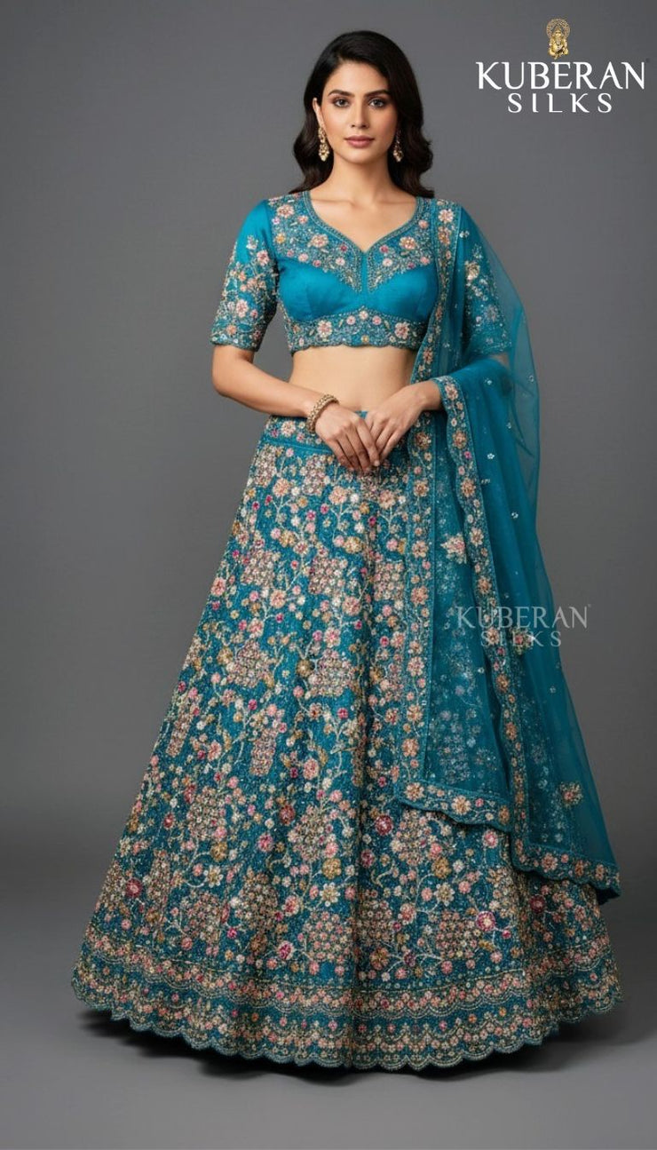 KUBERAN BLUE LEHENGA