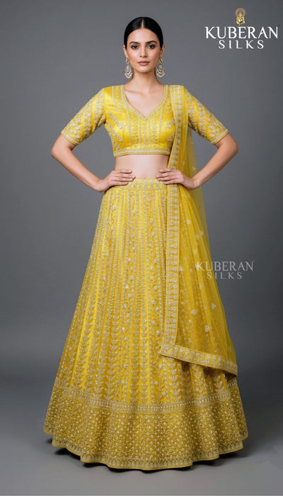 KUBERAN YELLOW LEHENGA