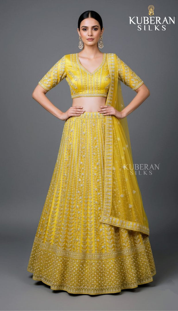 KUBERAN YELLOW LEHENGA