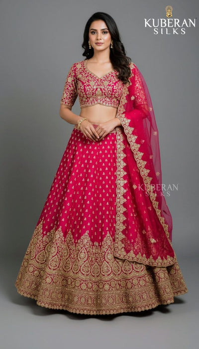 KUBERAN PINK LEHENGA