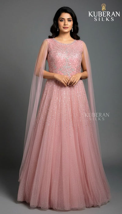 KUBERAN PASTEL PINK GOWN
