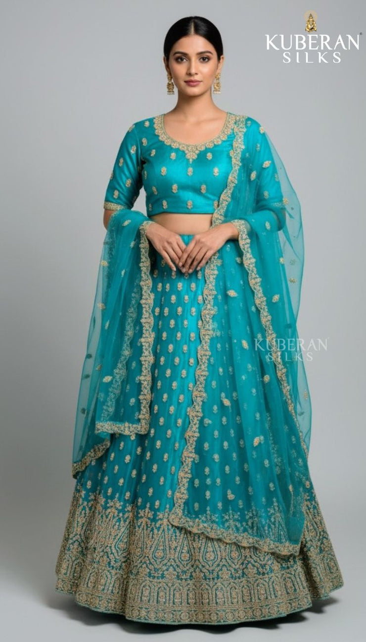 KUBERAN BLUE LEHENGA
