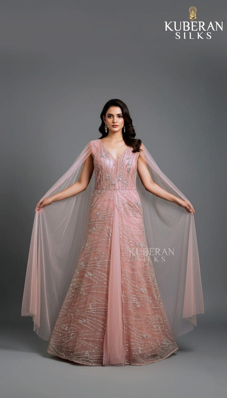KUBERAN PEACH GOWN