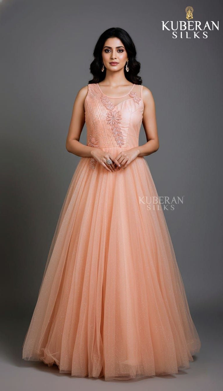 KUBERAN PEACH GOWN