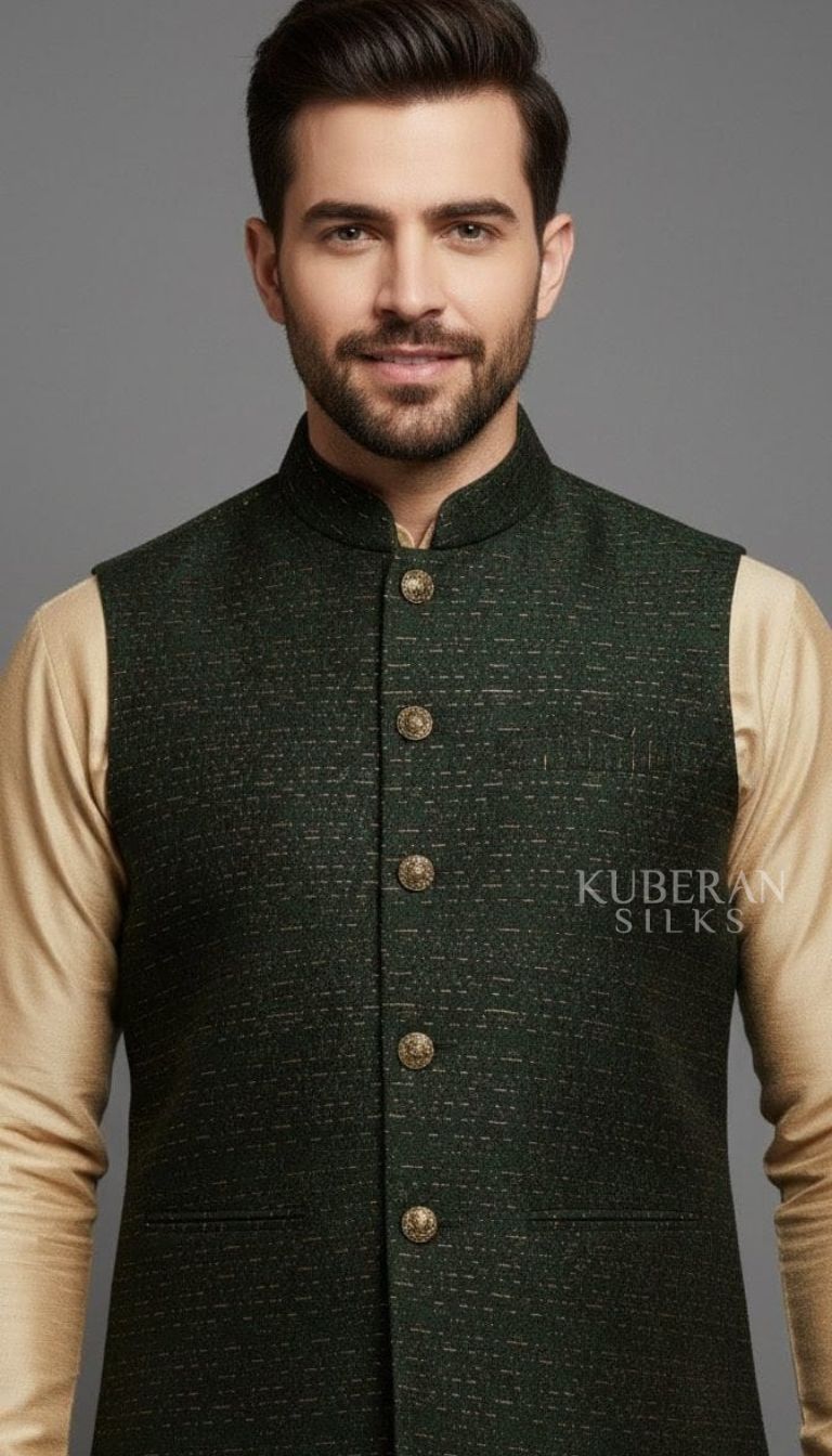 KUBERAN GREEN WAISTCOAT