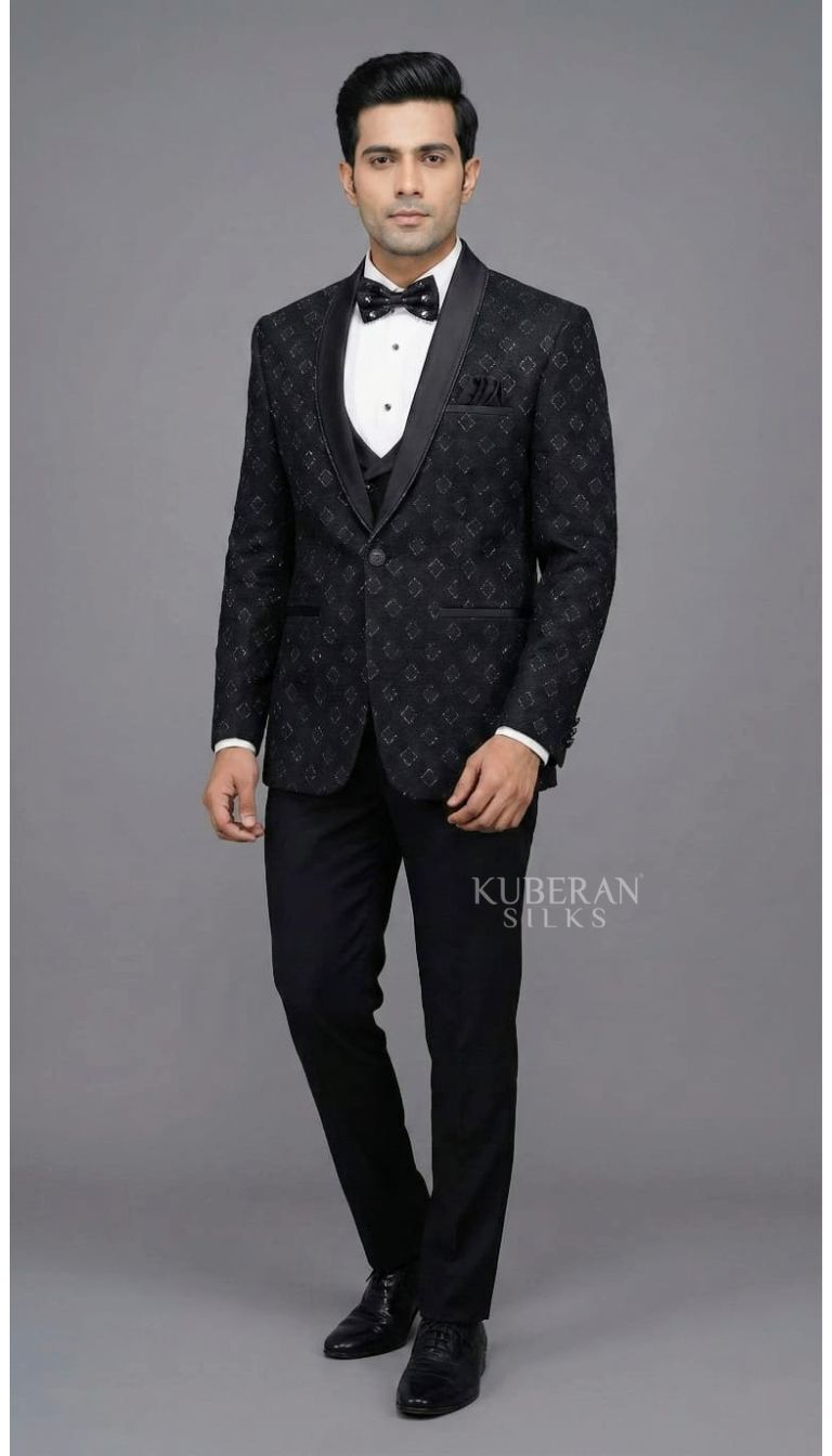 KUBERAN CARBON BLUE SUIT