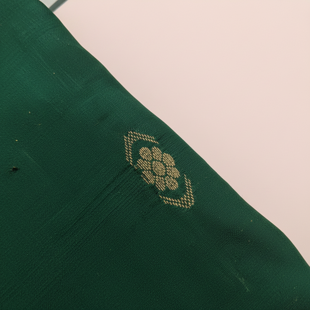 KUBERAN GREEN PURE SILK DANCE SAREE
