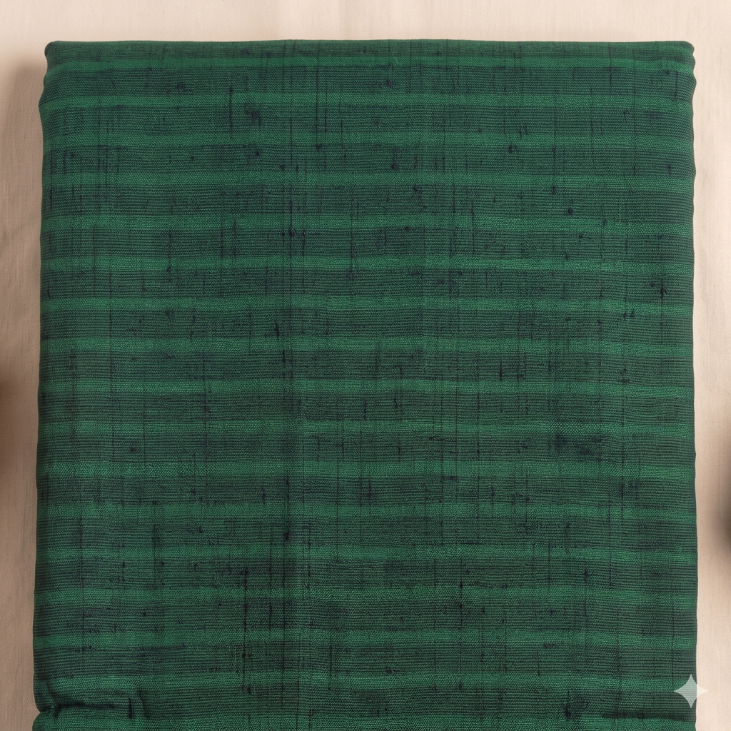 KUBERAN GREEN COTTON DANCE SAREE