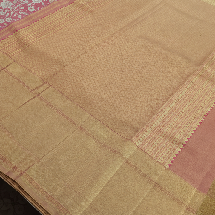 KUBERAN Rose Kanchipuram Silk Saree