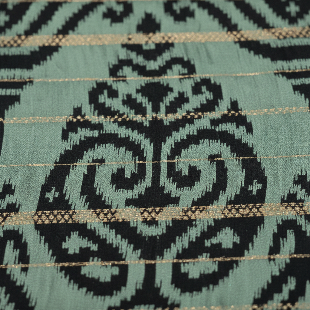 KUBERAN GREEN COTTON SAREE
