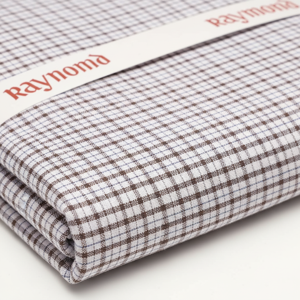 Close-up of checkered gingham fabric