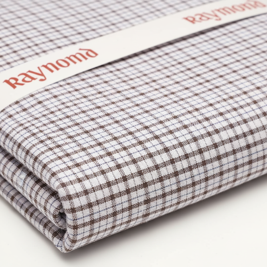 Close-up of checkered gingham fabric