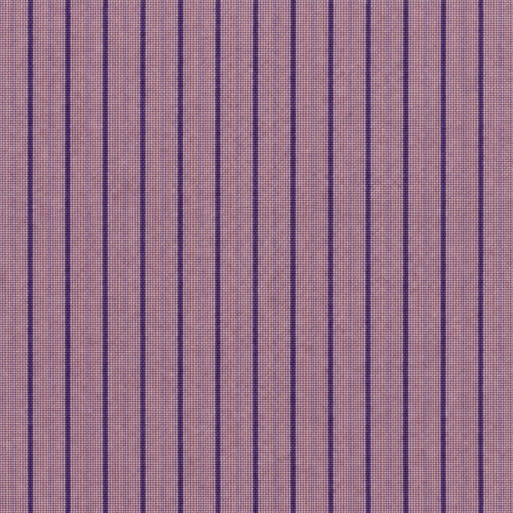 Close-up of purple pinstripes on lilac cotton saree