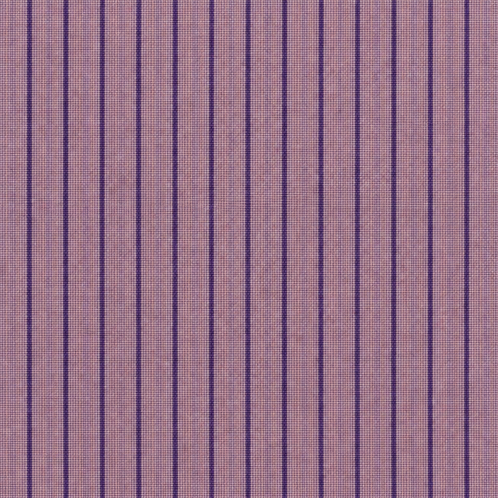 Close-up of purple pinstripes on lilac cotton saree