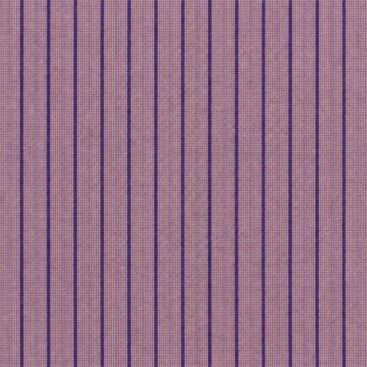 Close-up of purple pinstripes on lilac cotton saree