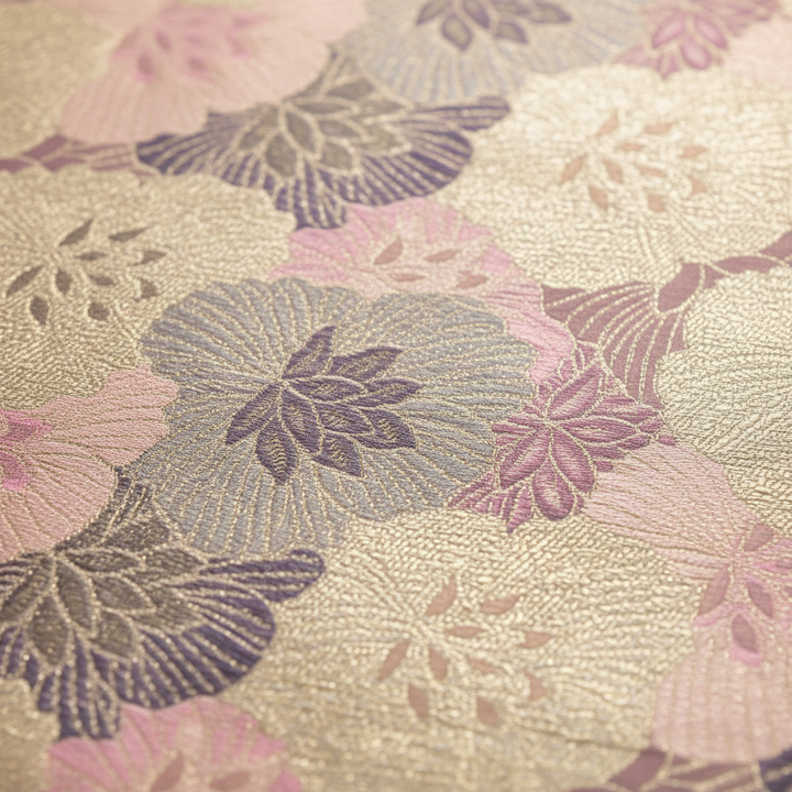 Kuberan lavender Beige  Kanchipuram Silk Saree