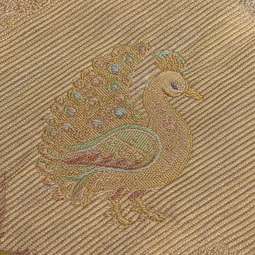 kuberan Golden Beige Kanchipuram Silk Saree with Intricate zari work