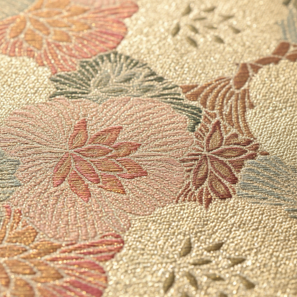 KUBERAN beige Kanchipuram Silk Saree
