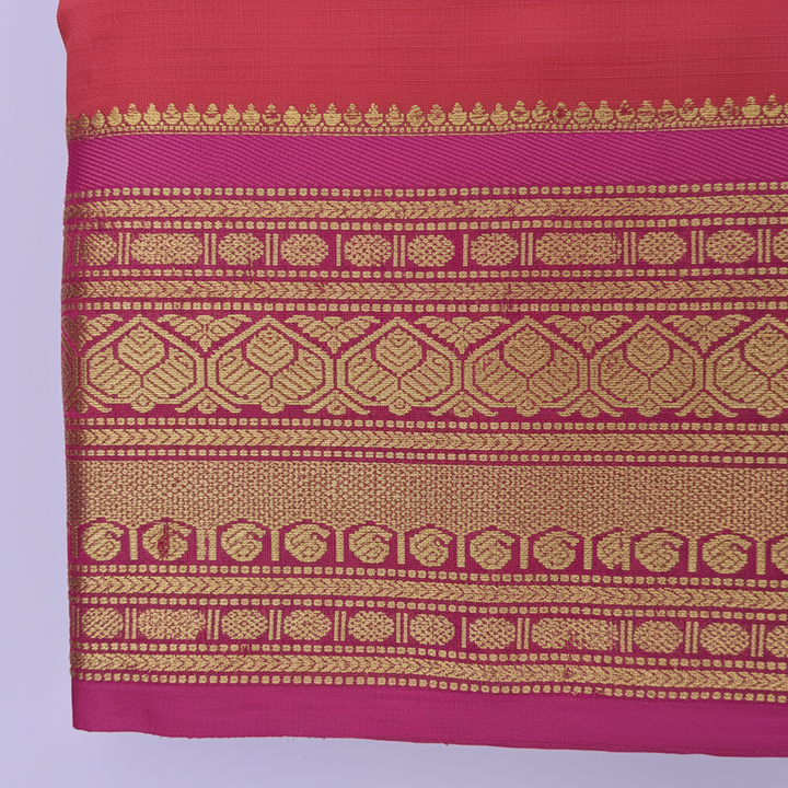 KUBERAN PINK PURE SILK DANCE SAREE