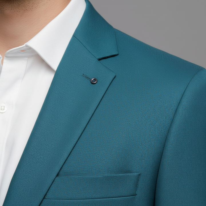 Lapel and collar detail