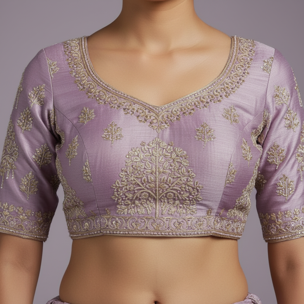 KUBERAN LAVENDER LEHENGA SET