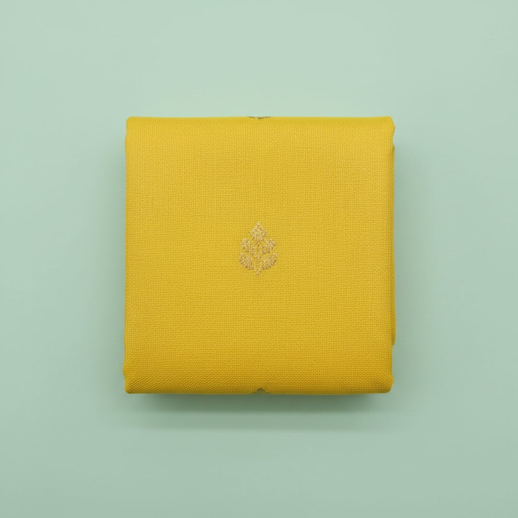 KUBERAN YELLOW PURE SILK DANCE SAREE