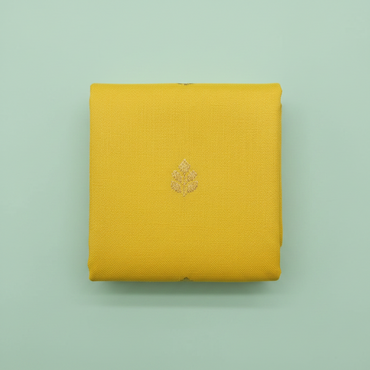 KUBERAN YELLOW PURE SILK DANCE SAREE
