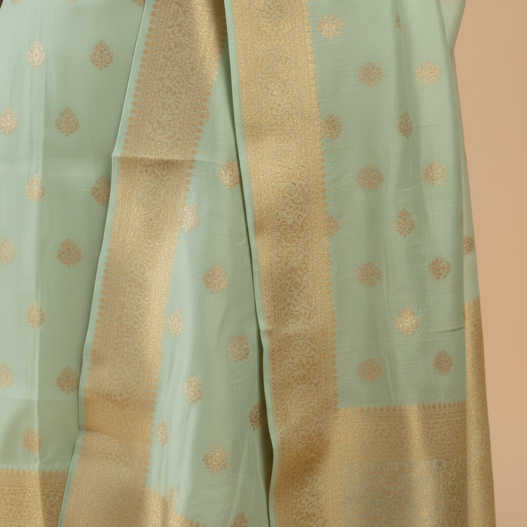 Kuberan Pista Green Salwar Kameez