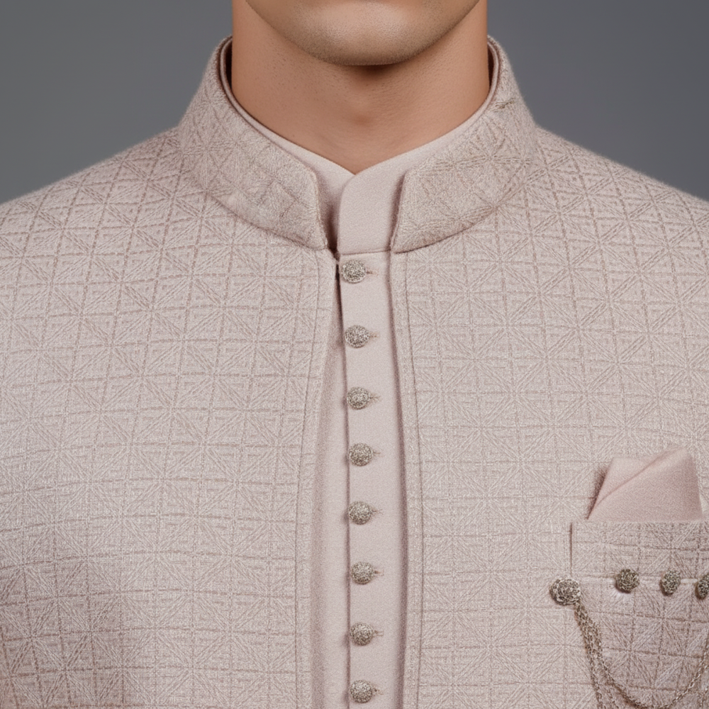 Mandarin collar construction