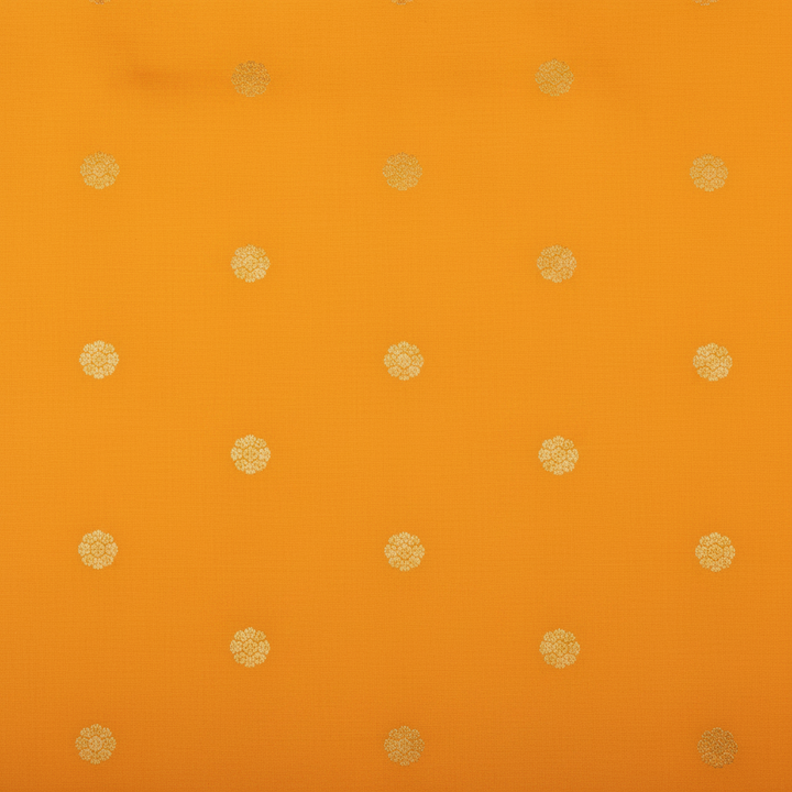 KUBERAN MARIGOLD YELLOW SEMI SILK SAREE