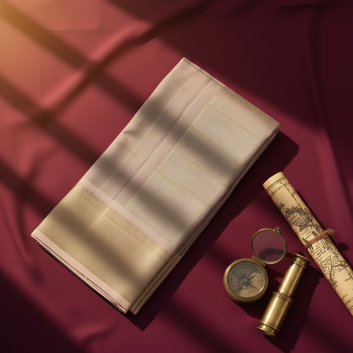Kuberan Mauve Pure Silk Shalya
